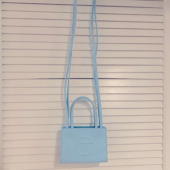Telfar Small Shopping Bag - Pool Blue - Picture 3 of 5
